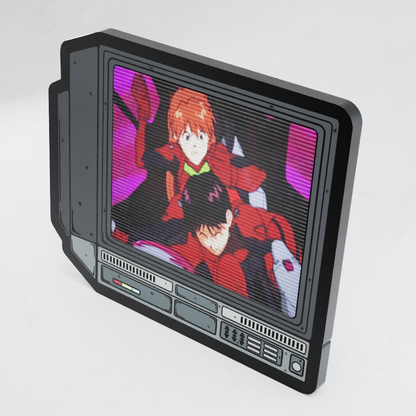 CRTV Lenticular Asuka Smacking Shinji Pin