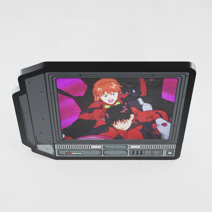 CRTV Lenticular Asuka Smacking Shinji Pin
