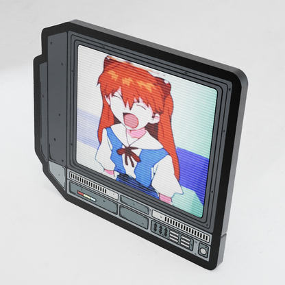 CRTV Lenticular Asuka Complain Pin