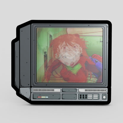 CRTV Lenticular {Evangelion} Asuka Langley Pin