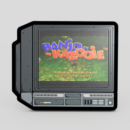 CRTV Lenticular Banjo Kazooie Pin