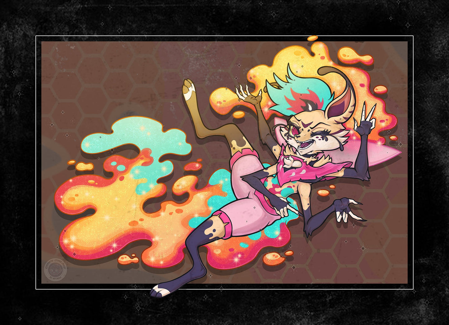 5x7 Beelzebub Helluva Boss Print