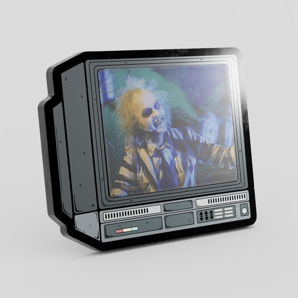 Beetlejuice Lenticular Enamel Pin