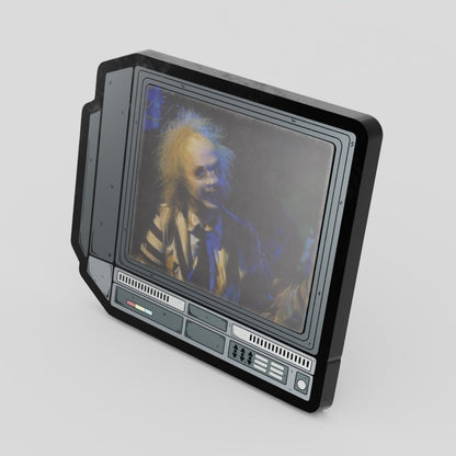 CRTV Lenticular Beetlejuice Pin