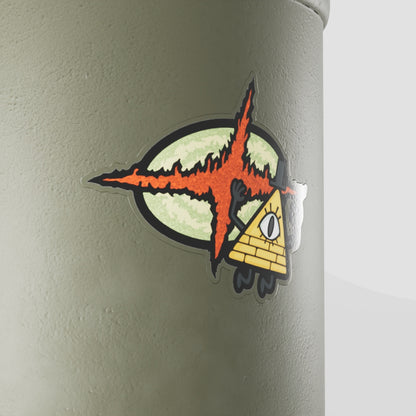 Gravity Falls Bill Cipher Vinyl Sticker