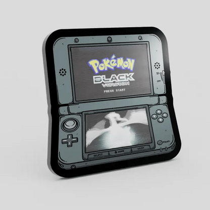 3DS Lenticular Black Enamel Pin