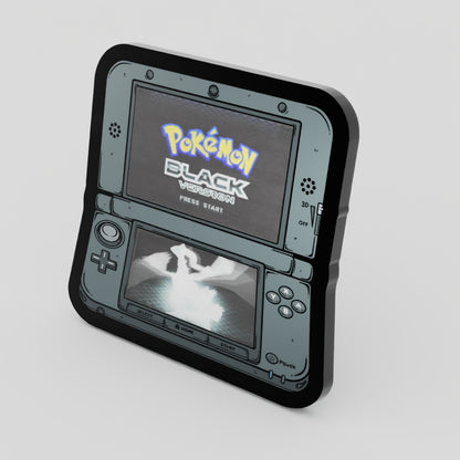 WS-3DS Lenticular Pokemon Black Enamel Pin