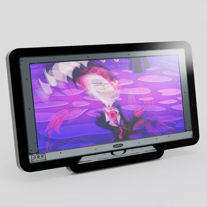 Monitor Lenticular {Helluva Boss} Blitzo Enamel Pin