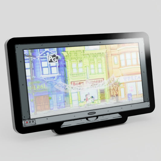 Monitor Lenticular Bob's Burgers Enamel Pin