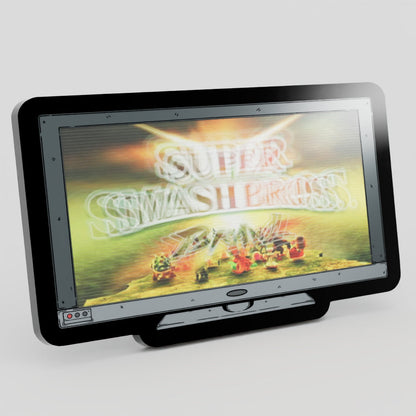 Monitor Lenticular Super Smash Bros Brawl Enamel Pin