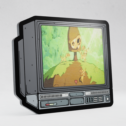 CRTV Lenticular Castle In the Sky Pin