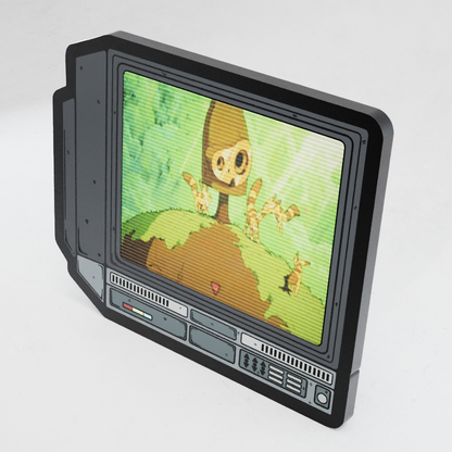 CRTV Lenticular Castle In the Sky Pin