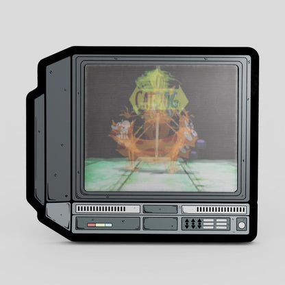 CRTV Lenticular Catdog Pin