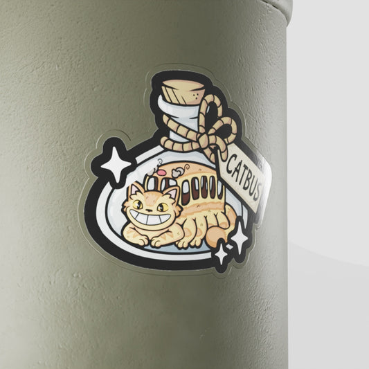 Catbus Potion Vinyl Sticker