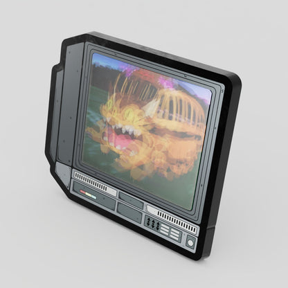 CRTV Lenticular Catbus Pin