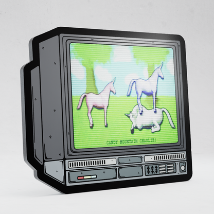 CRTV Lenticular Charlie The Unicorn Pin