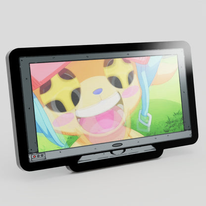 WS-Monitor Lenticular One Piece Chopper Enamel Pin