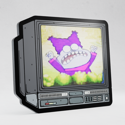 CRTV Lenticular Chowder Pin
