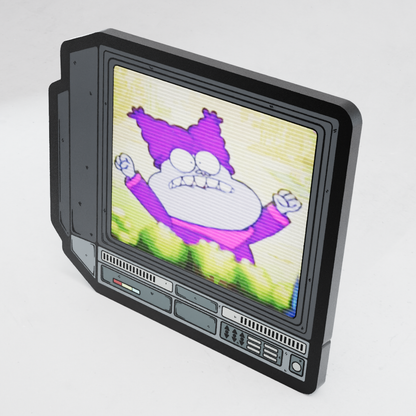 CRTV Lenticular Chowder Pin