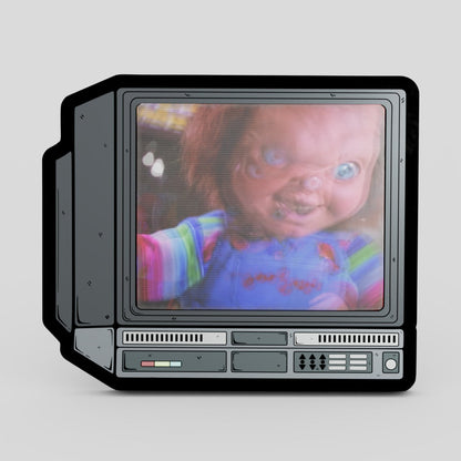 CRTV Lenticular Chucky Pin