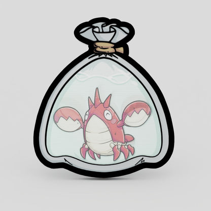 Corphish Fishbag Lenticular Pin