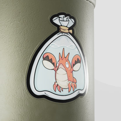 Corphish Fishbag Vinyl Sticker