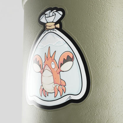 Corphish Fishbag Vinyl Sticker