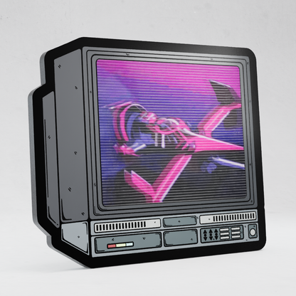 CRTV Lenticular Cowboy Bebop Ship Pin