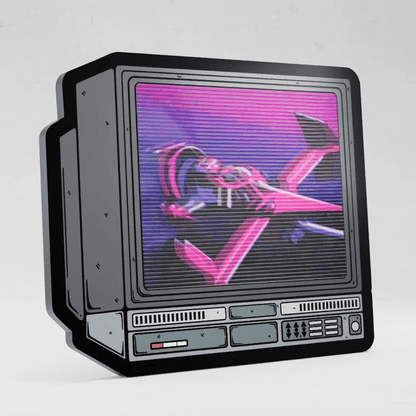 CRTV Lenticular Cowboy Bebop Ship Pin