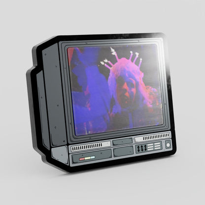 CRTV Lenticular Creepshow Cakehead Pin