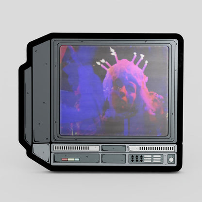 CRTV Lenticular Creepshow Cakehead Pin