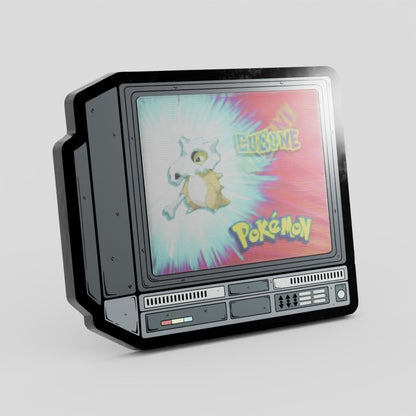 CRTV Lenticular Cubone Who's That Pin
