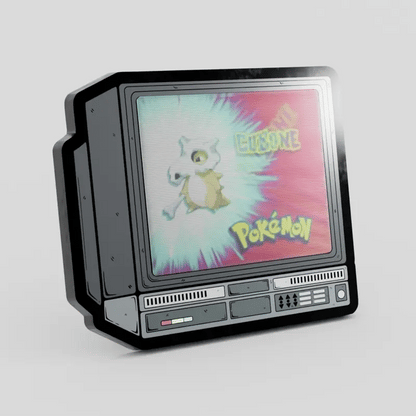 CRTV Lenticular Cubone Who's That Pin