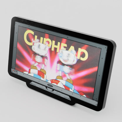 Monitor Lenticular Cuphead Enamel Pin