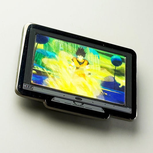 Monitor Lenticular {Dragon Ball Z} Super Saiyan Enamel Pin