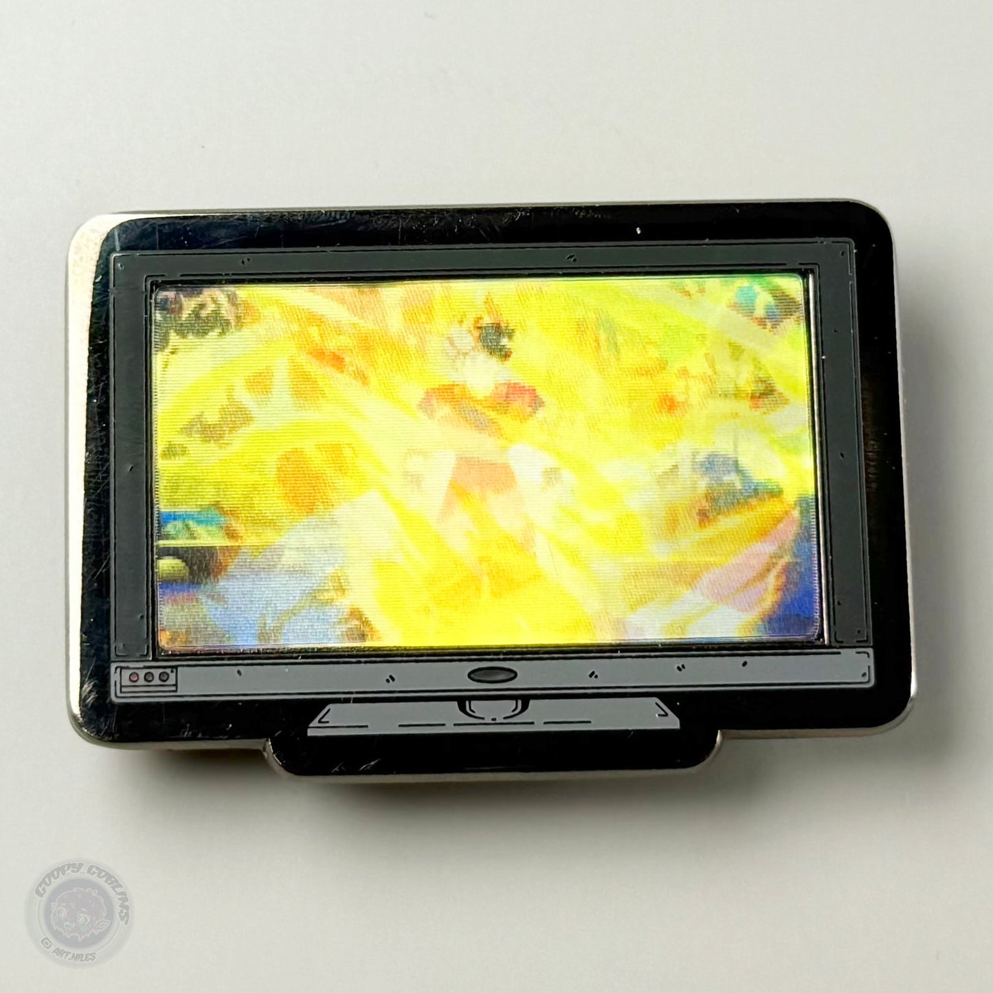 Monitor Lenticular {Dragon Ball Z} Super Saiyan Enamel Pin