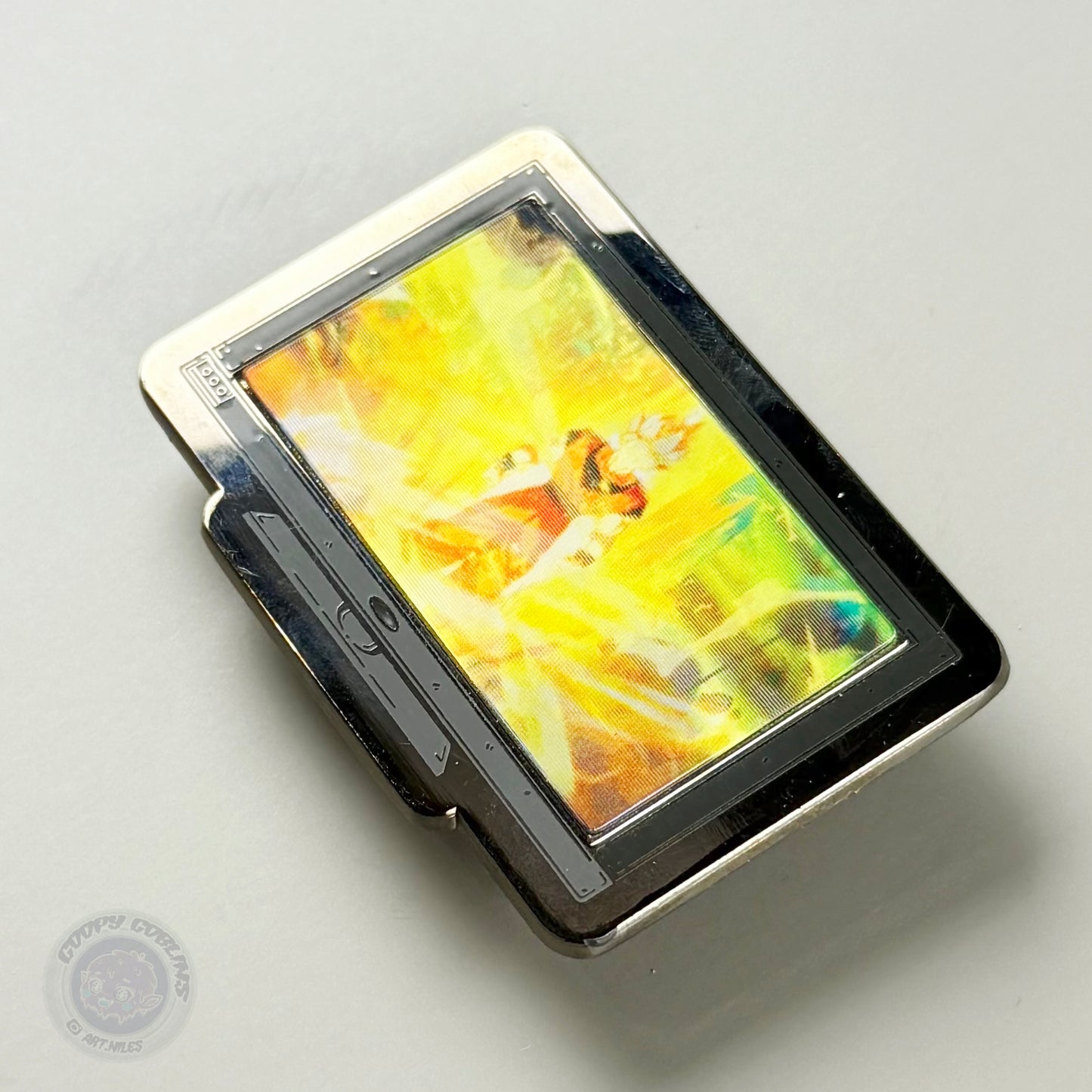 Monitor Lenticular {Dragon Ball Z} Super Saiyan Enamel Pin
