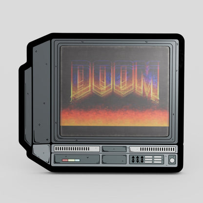 CRTV Lenticular DOOM Pin