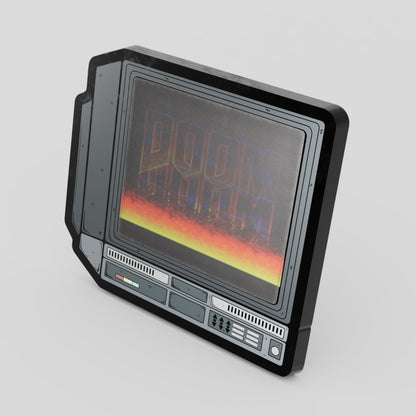CRTV Lenticular DOOM Pin