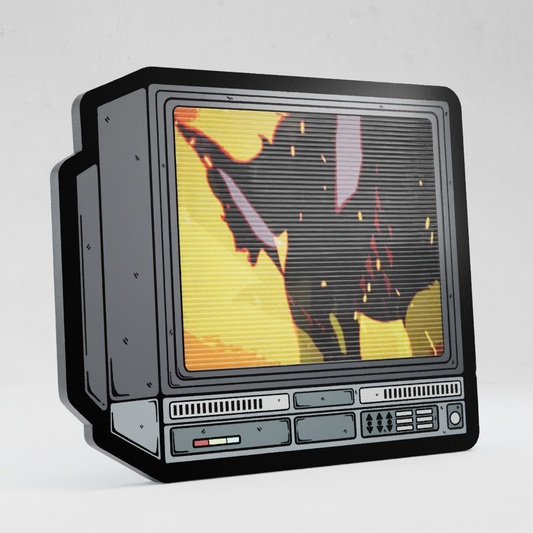 CRTV Lenticular Devilman Pin