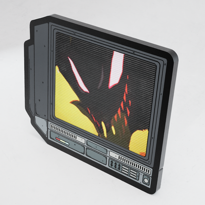 CRTV Lenticular Devilman Pin