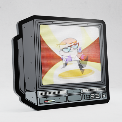 CRTV Lenticular Dexters Lab Pin