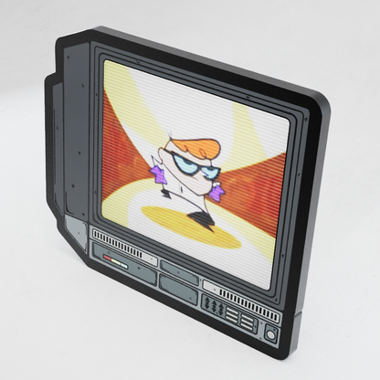 CRTV Lenticular Dexters Lab Pin
