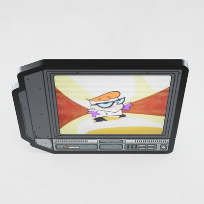 CRTV Lenticular Dexters Lab Pin