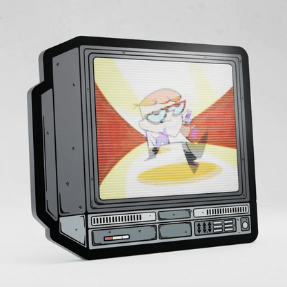 CRTV Lenticular Dexters Lab Pin