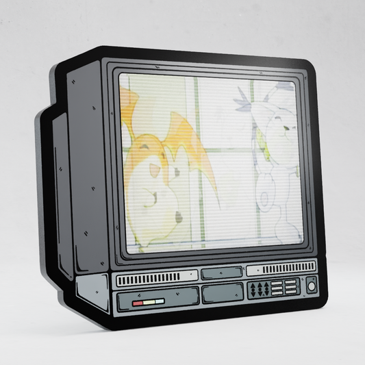 CRTV Lenticular Digimon Dance Pin