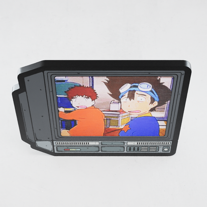 CRTV Lenticular Digimon Shocked Face Pin