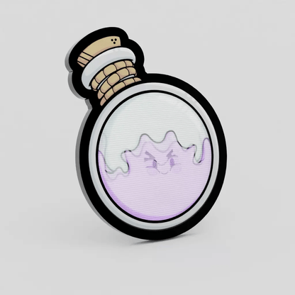 Ditto Potion Lenticular Pin