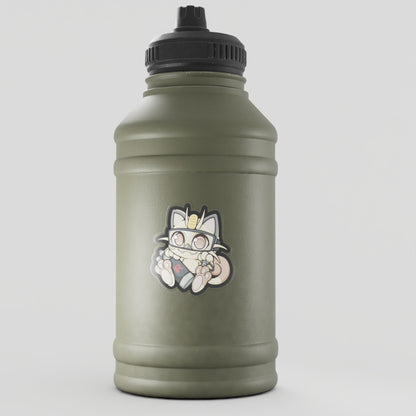 Diver Meowth Vinyl Sticker