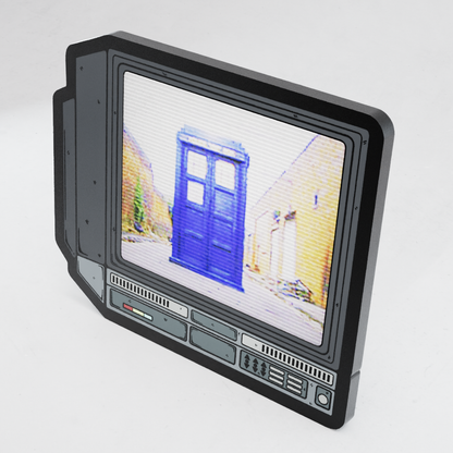 CRTV Lenticular Dr Who Box Pin